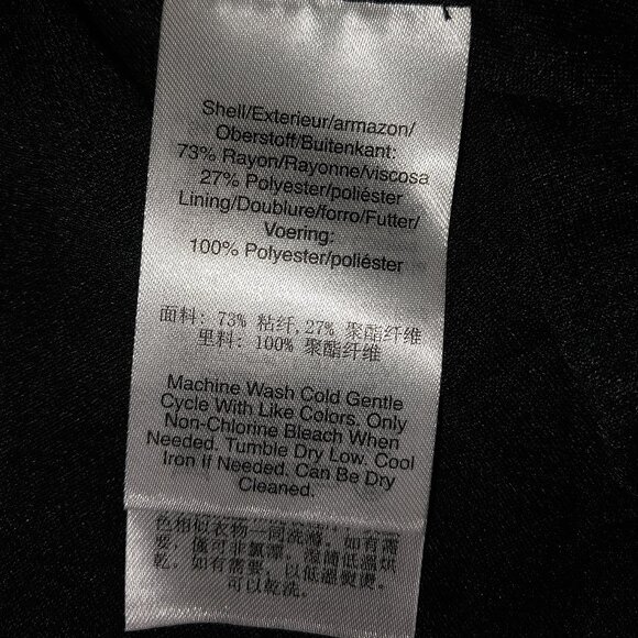 NWT DKNY Women's midi Sleeveless dress with shiny Sliver chain belt Size 12 - Picture 4 of 5